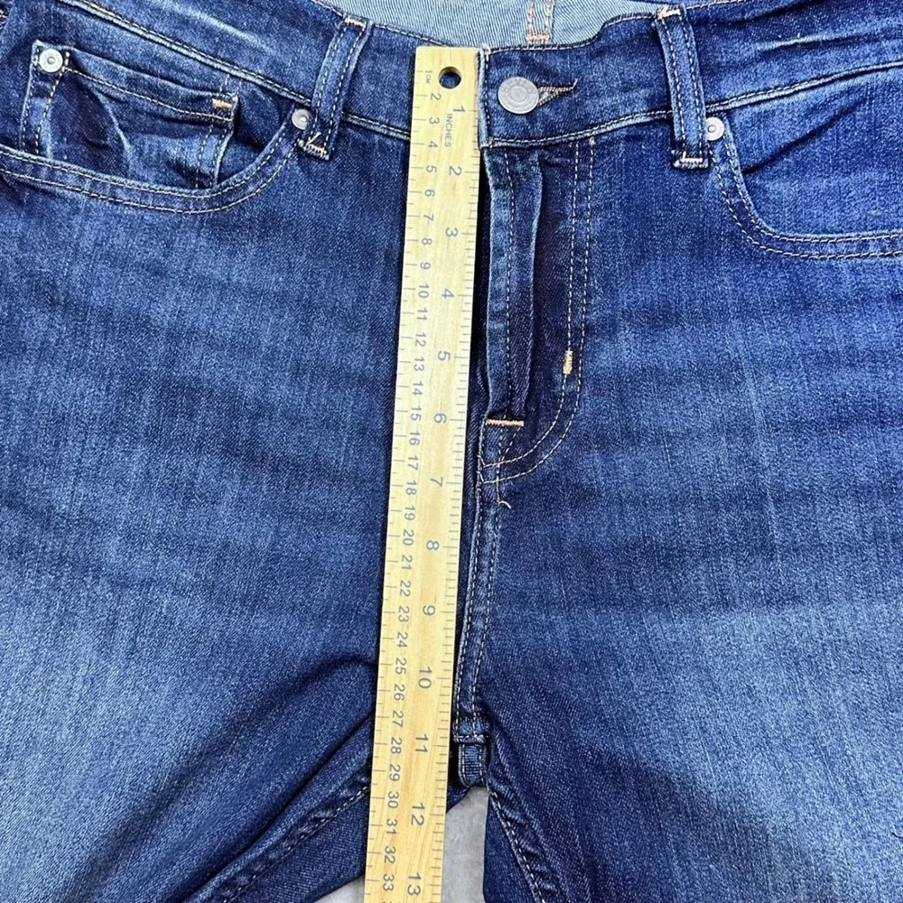 7 For All Mankind Slimmy Jeans Mens 33x28 Blue Straight Leg Japanese‎ Fabric